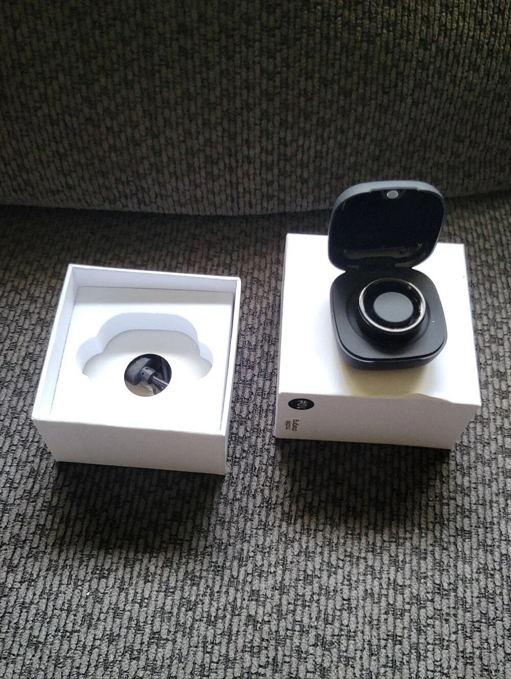 NIB Size 10 HiVisuals Black Smart Ring